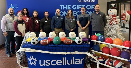 US Cellular Donates Sports Equipment to Grand Island YMCA